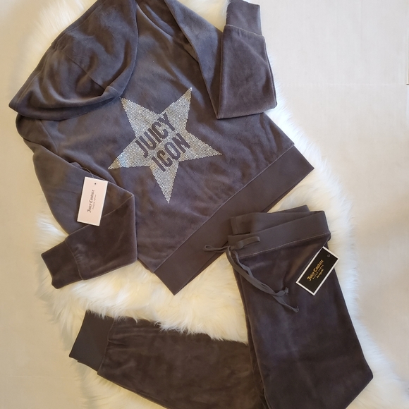 Juicy Couture Pants - Juicy Couture Velour Tracksuit